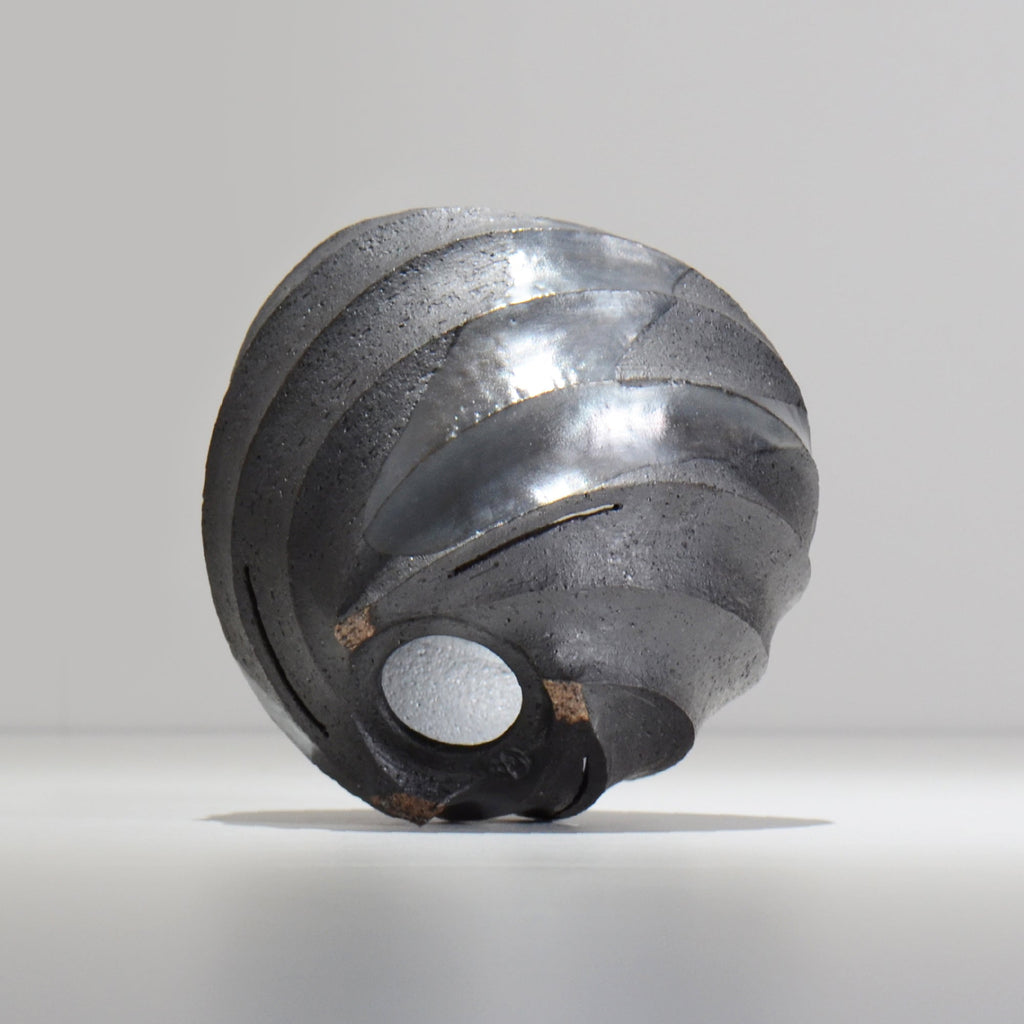 沖誠 / SPIIRAL_SILVER_12 / 約φ14.2cm  / 植木鉢
