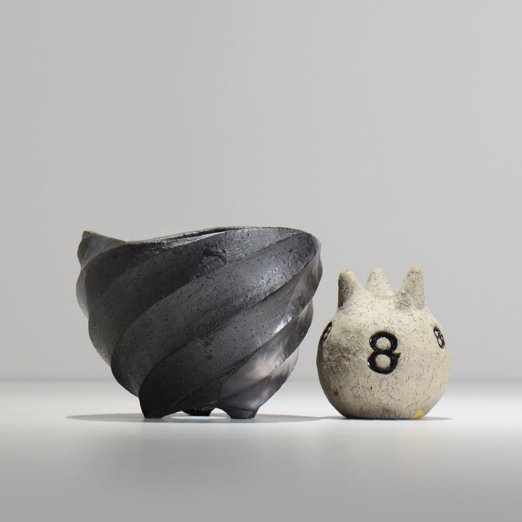 沖誠 / SPIIRAL_SILVER_12 / 約φ14.2cm  / 植木鉢