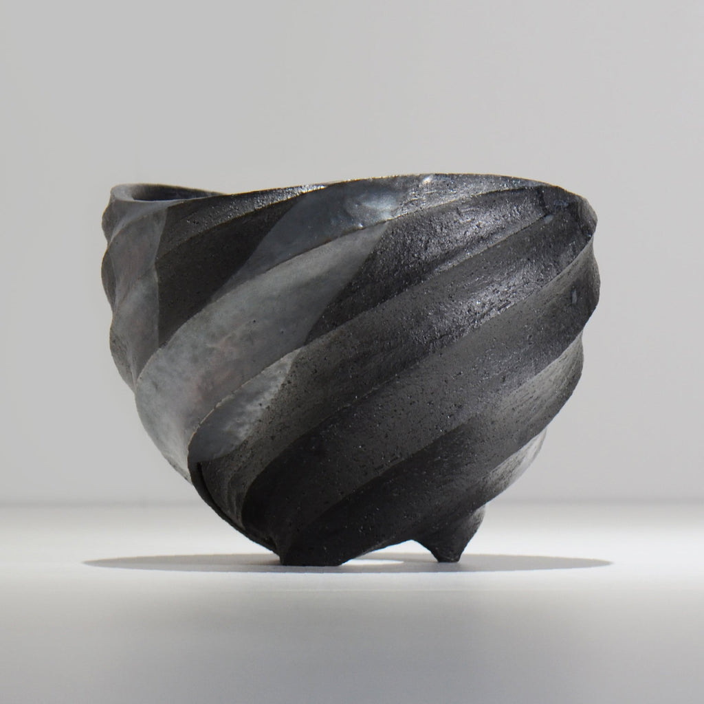 沖誠 / SPIIRAL_SILVER_17 / 約φ17.6cm  / 植木鉢
