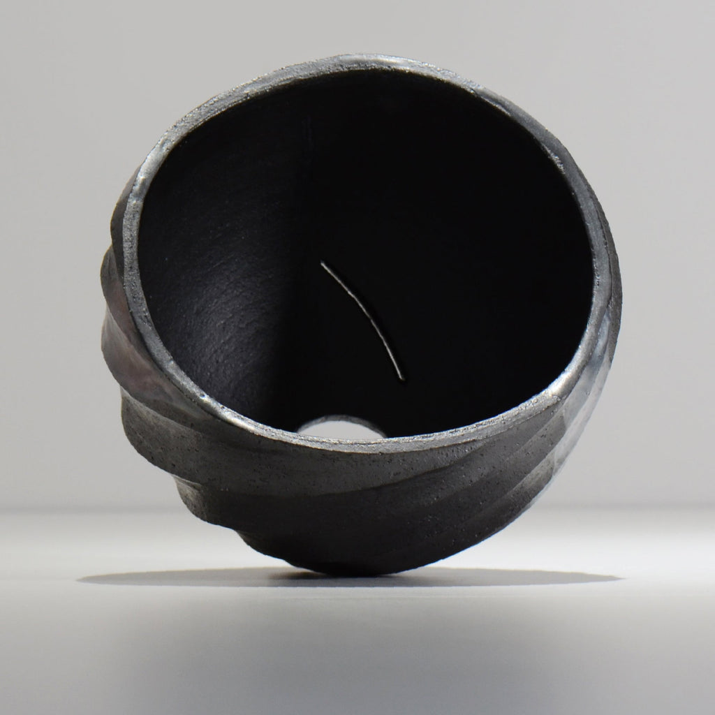 沖誠 / SPIIRAL_SILVER_17 / 約φ17.6cm  / 植木鉢