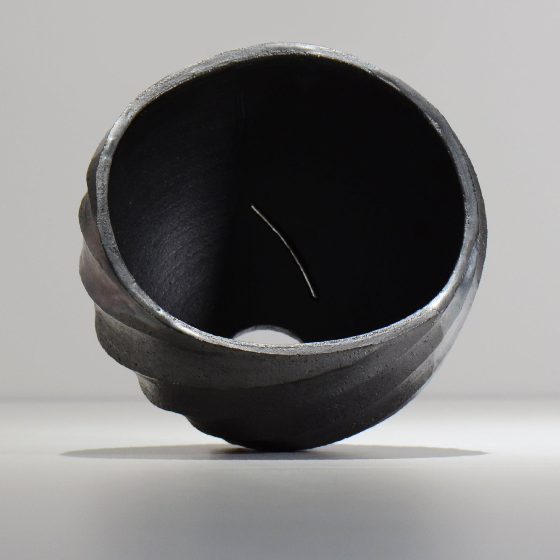 沖誠 / SPIIRAL_SILVER_17 / 約φ17.6cm  / 植木鉢