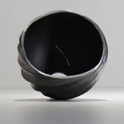 沖誠 / SPIIRAL_SILVER_17 / 約φ17.6cm  / 植木鉢
