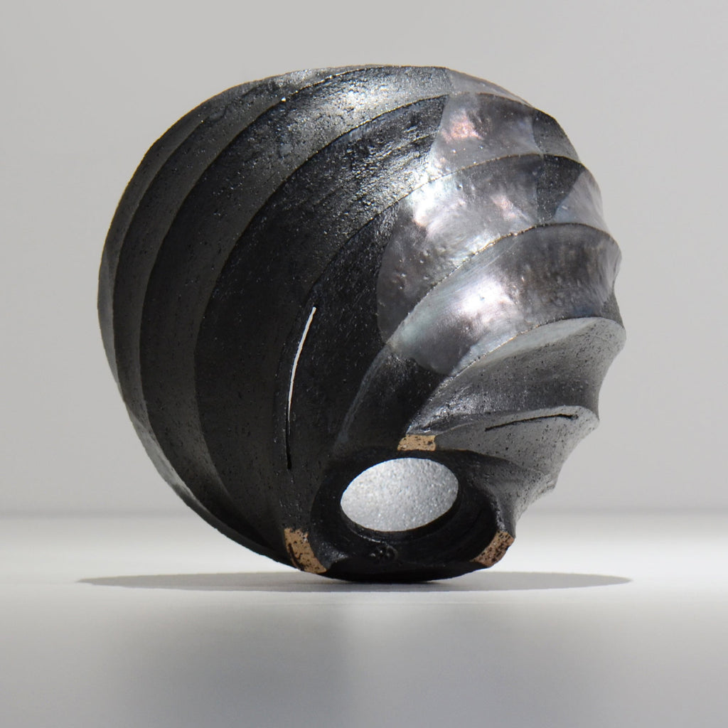 沖誠 / SPIIRAL_SILVER_17 / 約φ17.6cm  / 植木鉢