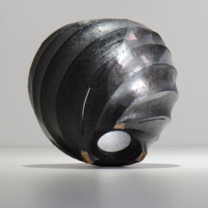 沖誠 / SPIIRAL_SILVER_17 / 約φ17.6cm  / 植木鉢
