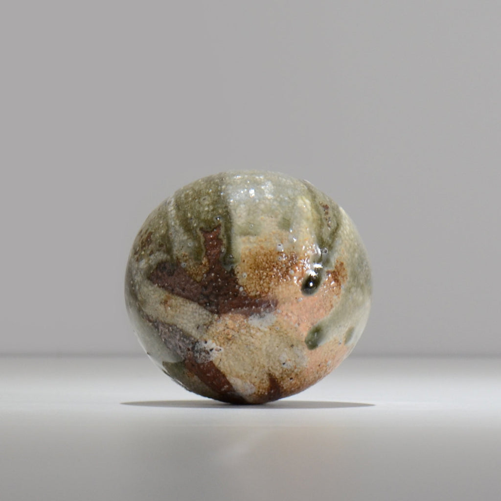 須釜 優子 / 伊賀白がけ 一輪挿し / su03_ichi02_s  / 約 φ9.9cm / 花瓶