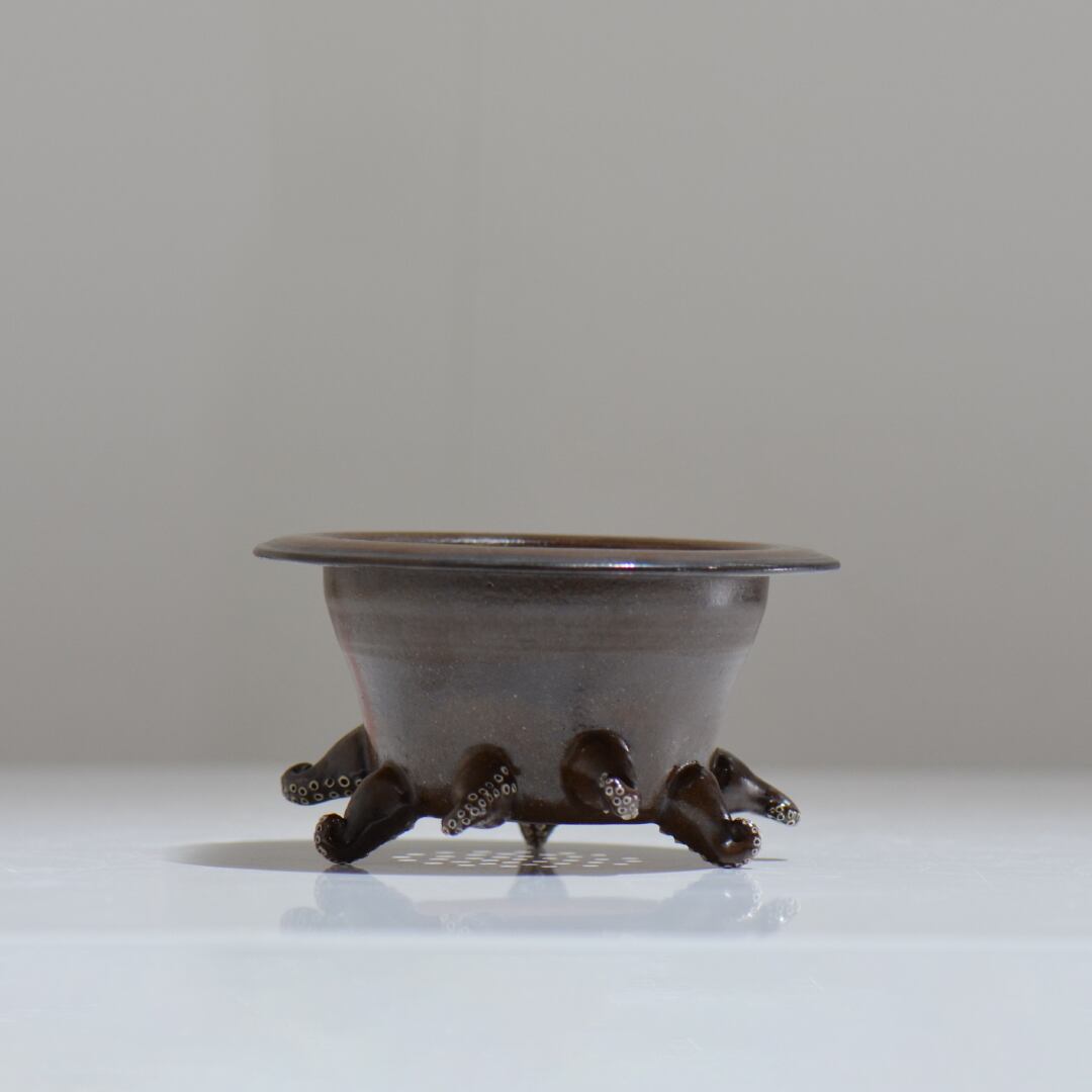 陶芸家イカンソク / ik_001 / 約φ12cm / 植木鉢