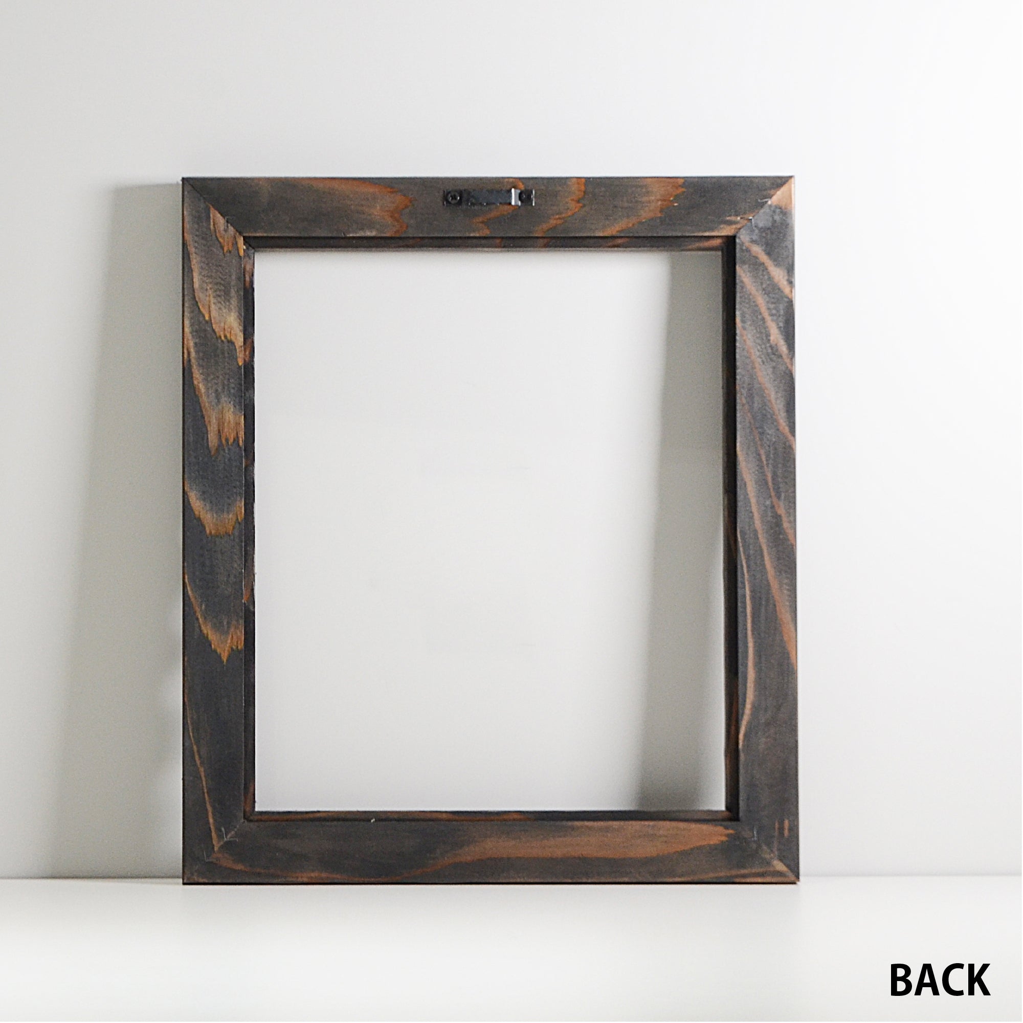 第3ワームホール：com / あぶく杢黒 /  abuku_b_02 / W30.7cm × H35.7cm / ビカクシダの額