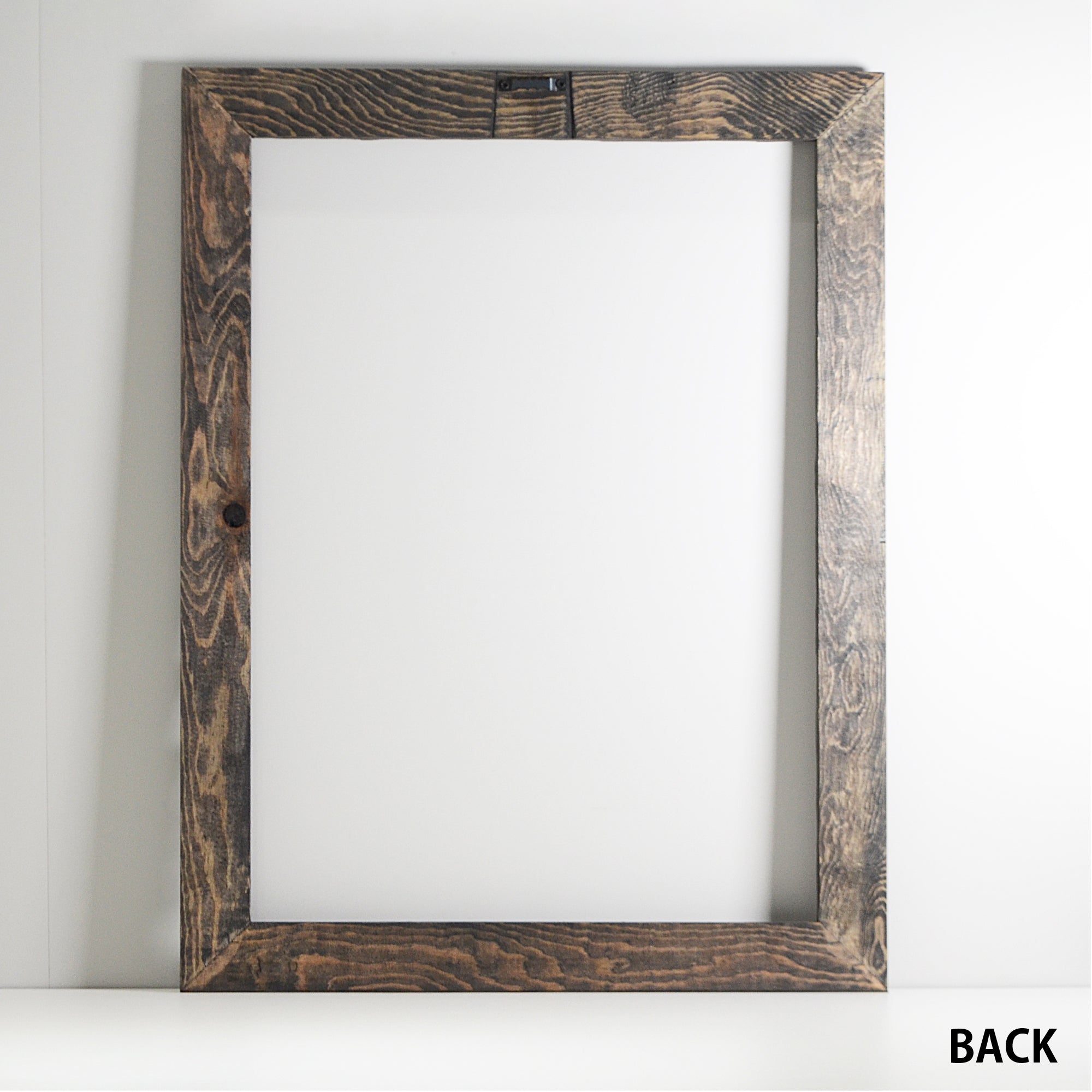 第3ワームホール：com / あぶく杢黒 /  abuku_b_07 / W45.5cm × H59.3cm / ビカクシダの額