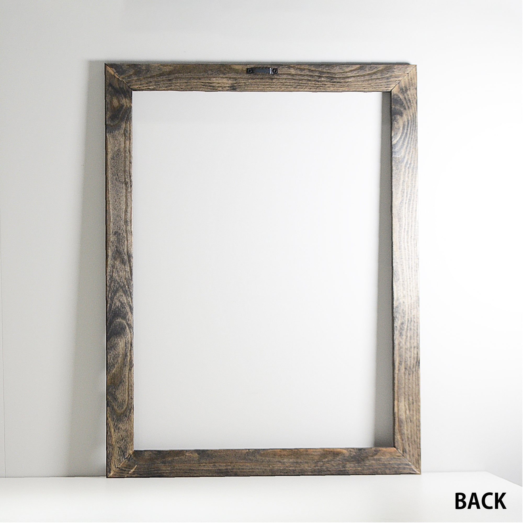 第3ワームホール：com / あぶく杢黒 /  abuku_b_08 / W44.6cm × H59cm / ビカクシダの額