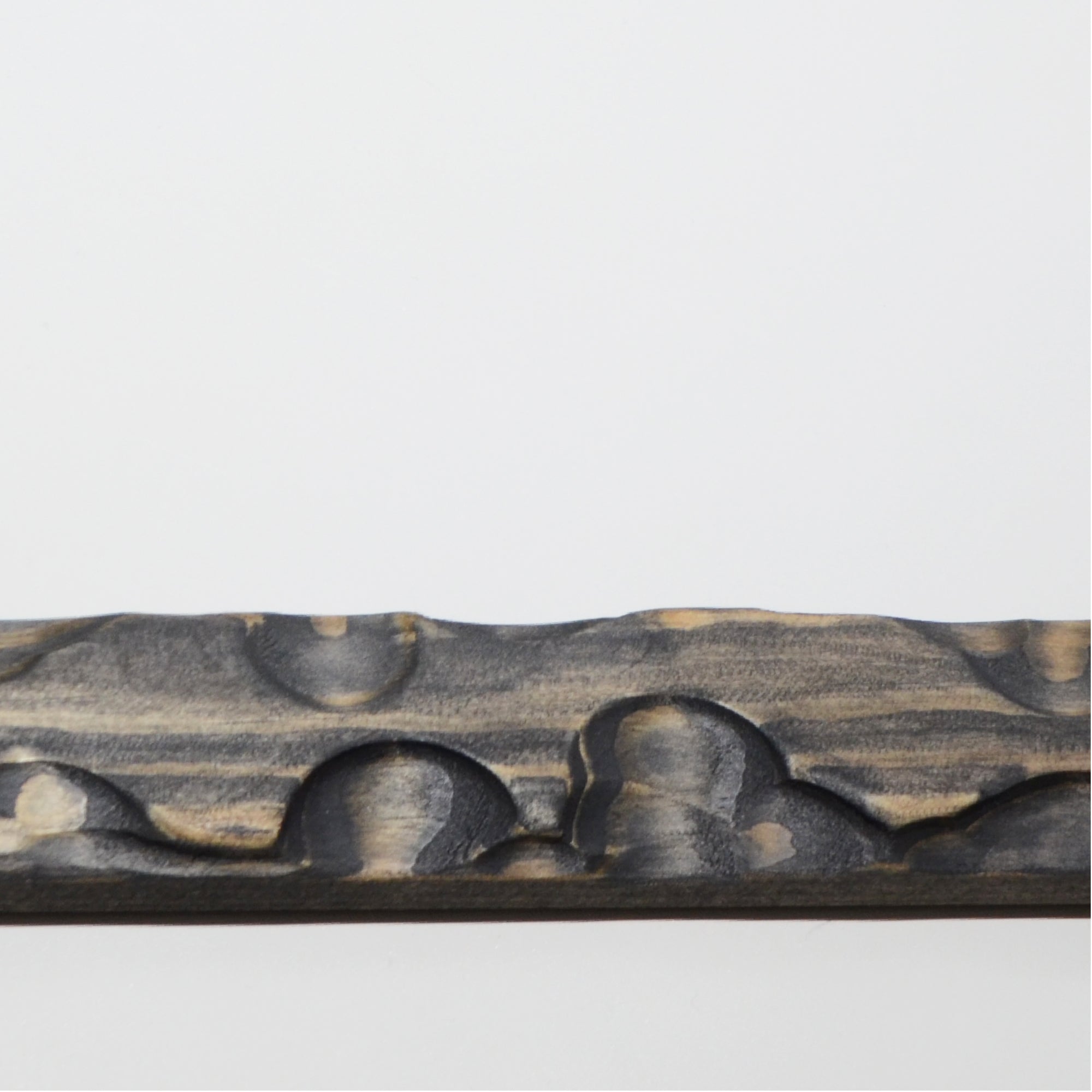 第3ワームホール：com / あぶく杢黒 /  abuku_b_08 / W44.6cm × H59cm / ビカクシダの額