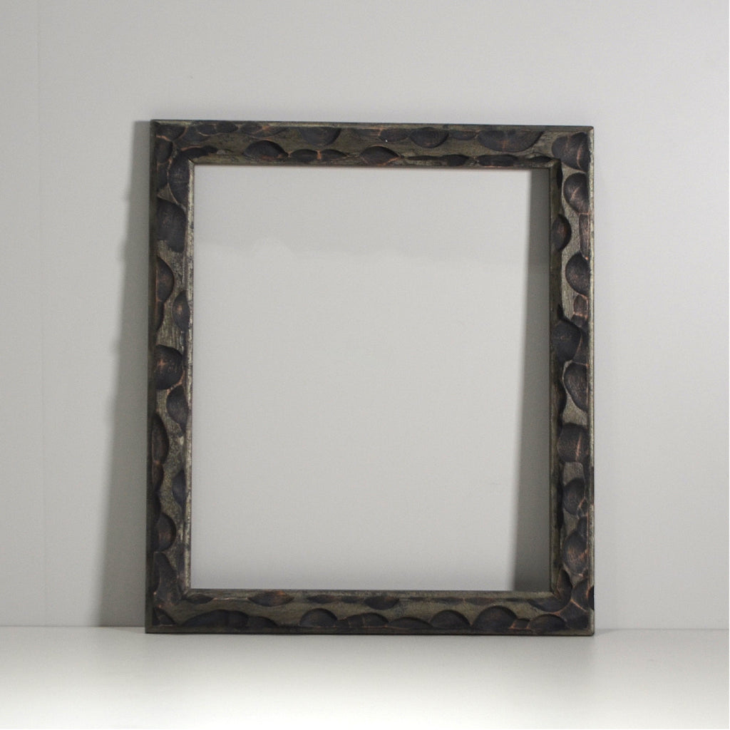 第3ワームホール：com / あぶく プラトー /  abuku_10 / W33.5cm × H45.7cm / ビカクシダの額