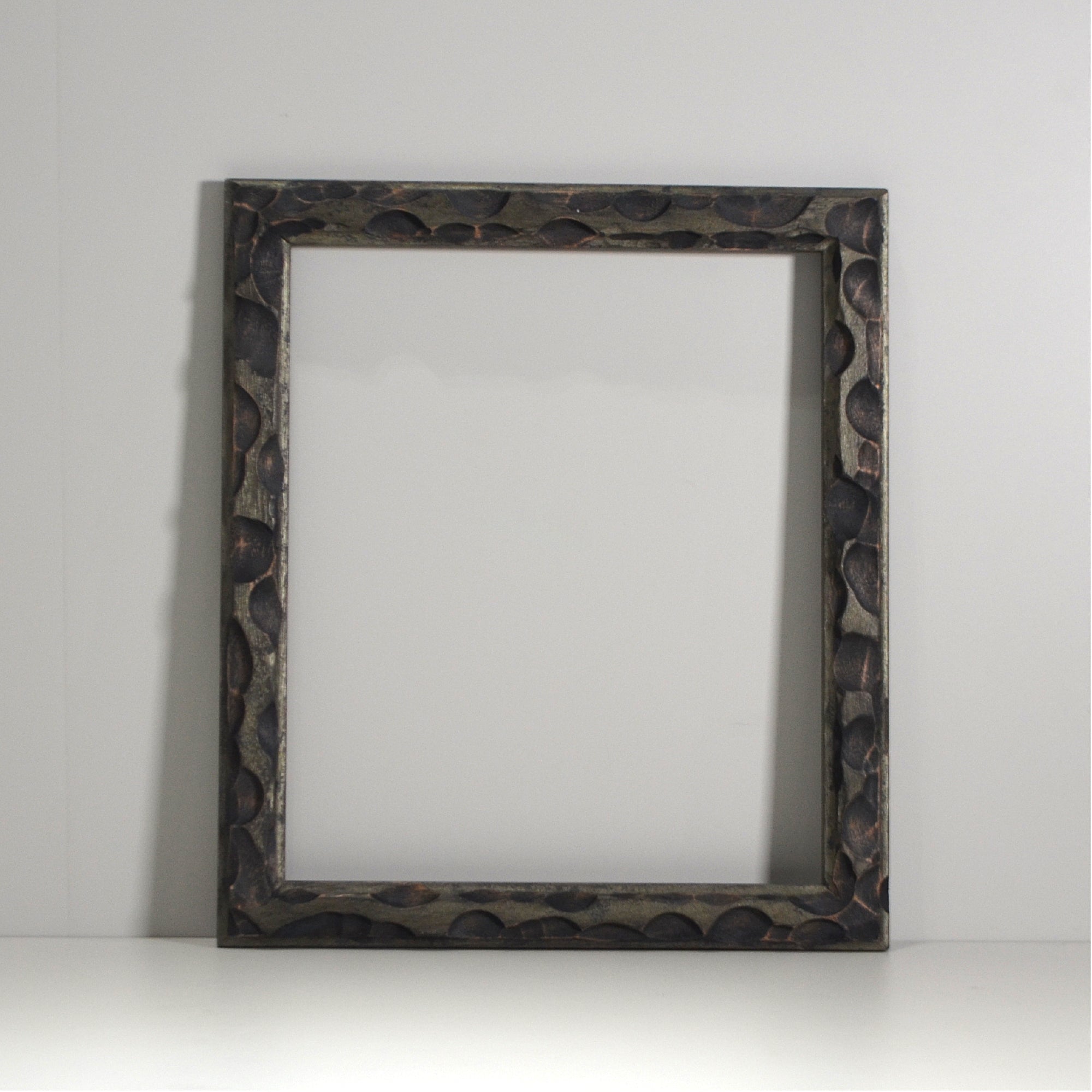 第3ワームホール：com / あぶく プラトー /  abuku_10 / W33.5cm × H45.7cm / ビカクシダの額