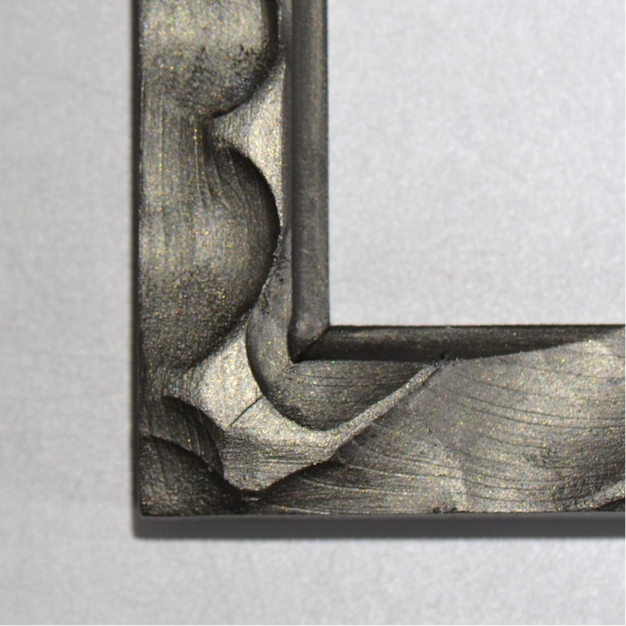 第3ワームホール：com / あぶく 深森 /  abuku_11 / W38cm × H53.5cm / ビカクシダの額