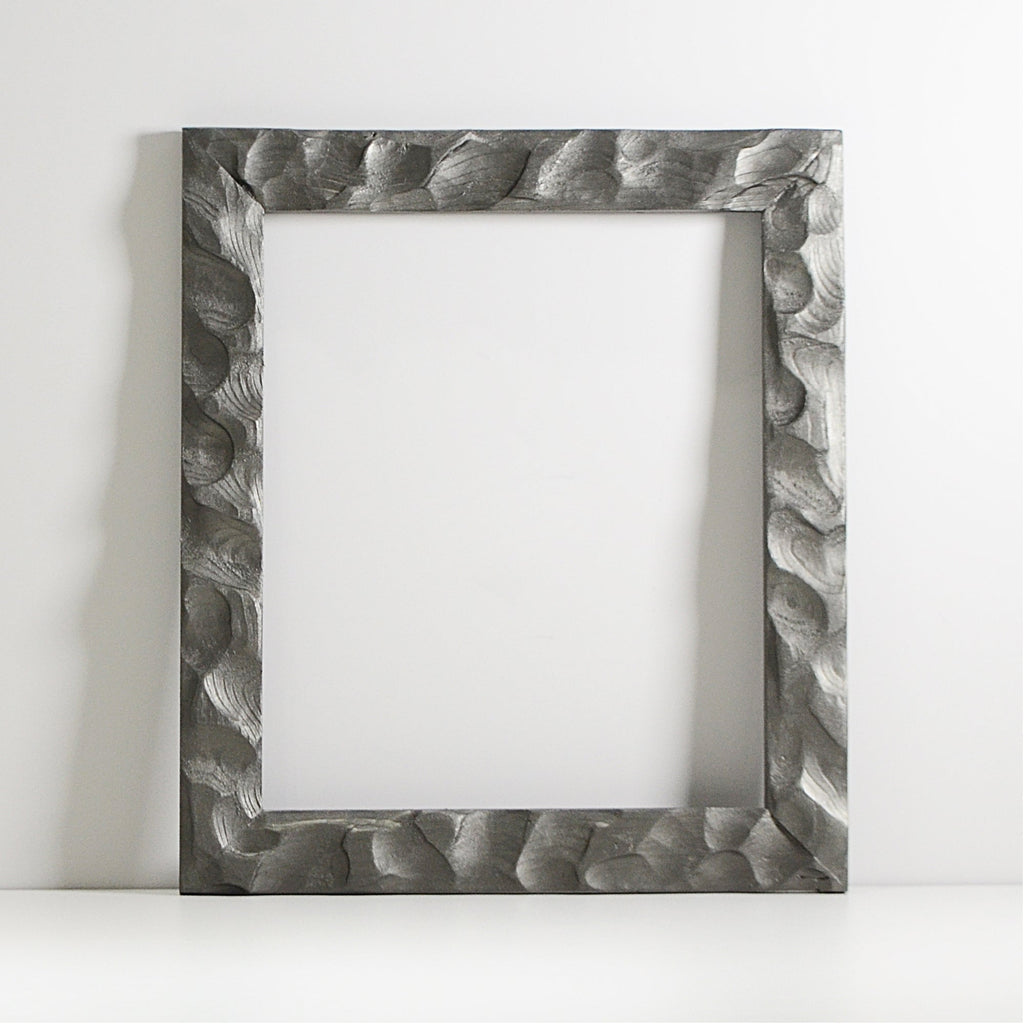 第3ワームホール：com / あぶく深森 /  abuku_ol_02 / W30.8cm × H35.3cm / ビカクシダの額