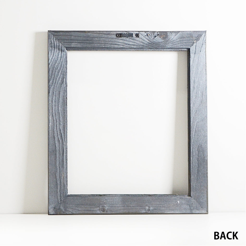 第3ワームホール：com / あぶく深森 /  abuku_ol_02 / W30.8cm × H35.3cm / ビカクシダの額