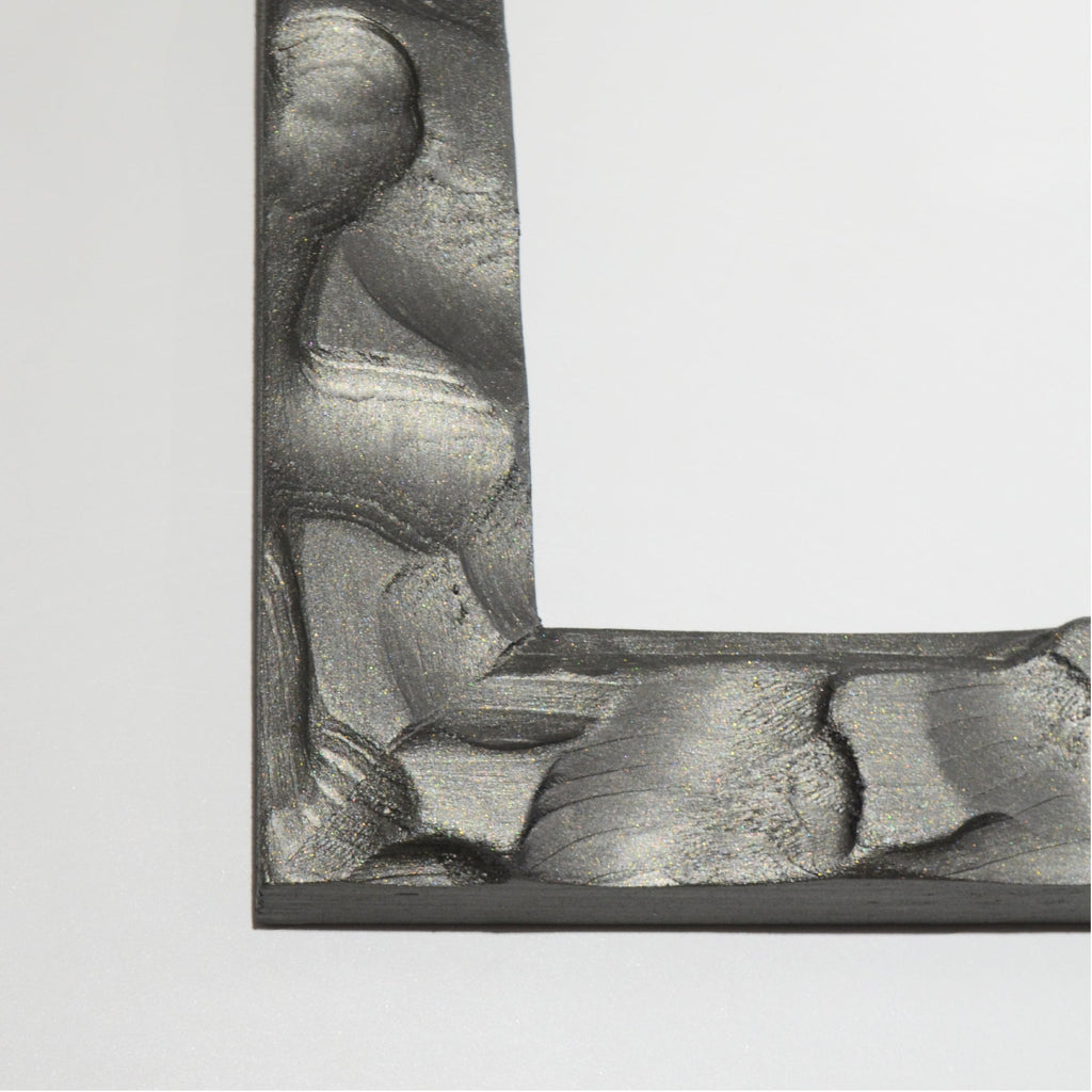 第3ワームホール：com / あぶく深森 /  abuku_ol_02 / W30.8cm × H35.3cm / ビカクシダの額