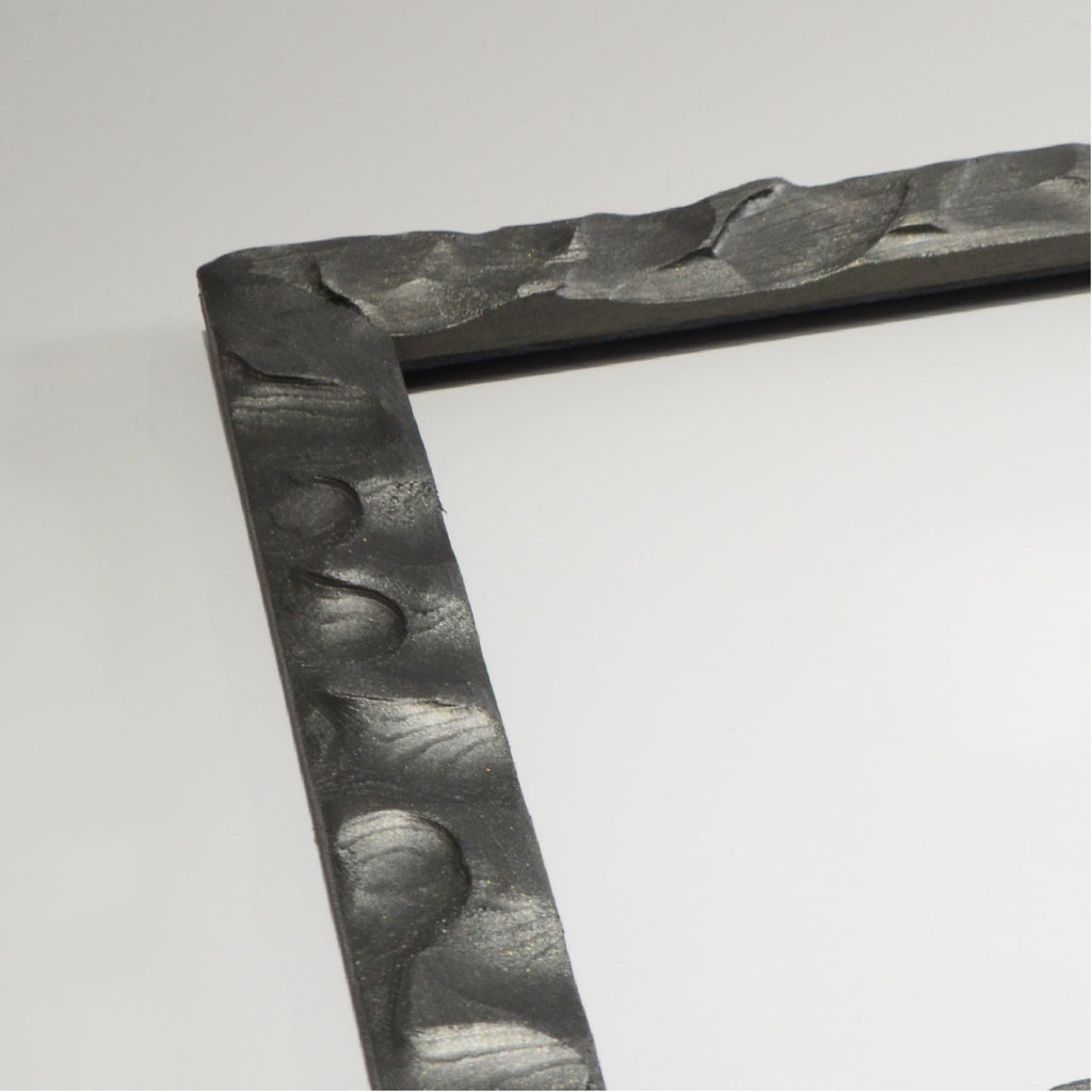 第3ワームホール：com / あぶく深森 /  abuku_ol_02 / W30.8cm × H35.3cm / ビカクシダの額