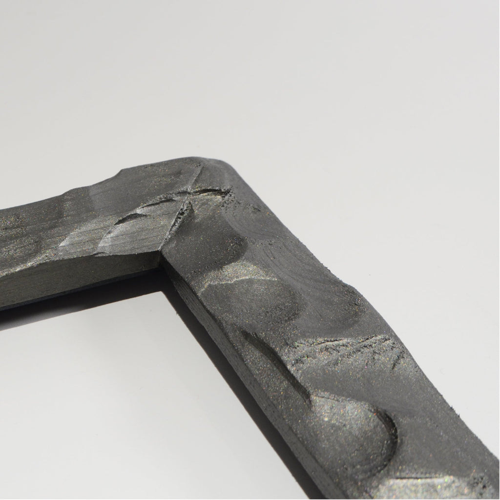 第3ワームホール：com / あぶく深森 /  abuku_ol_02 / W30.8cm × H35.3cm / ビカクシダの額