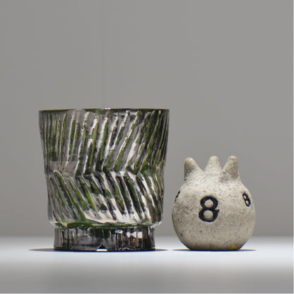 東絵理 /  SHINRYOKU / 深緑 / ae_sr6_s / 約φ約11.8cm / 植木鉢