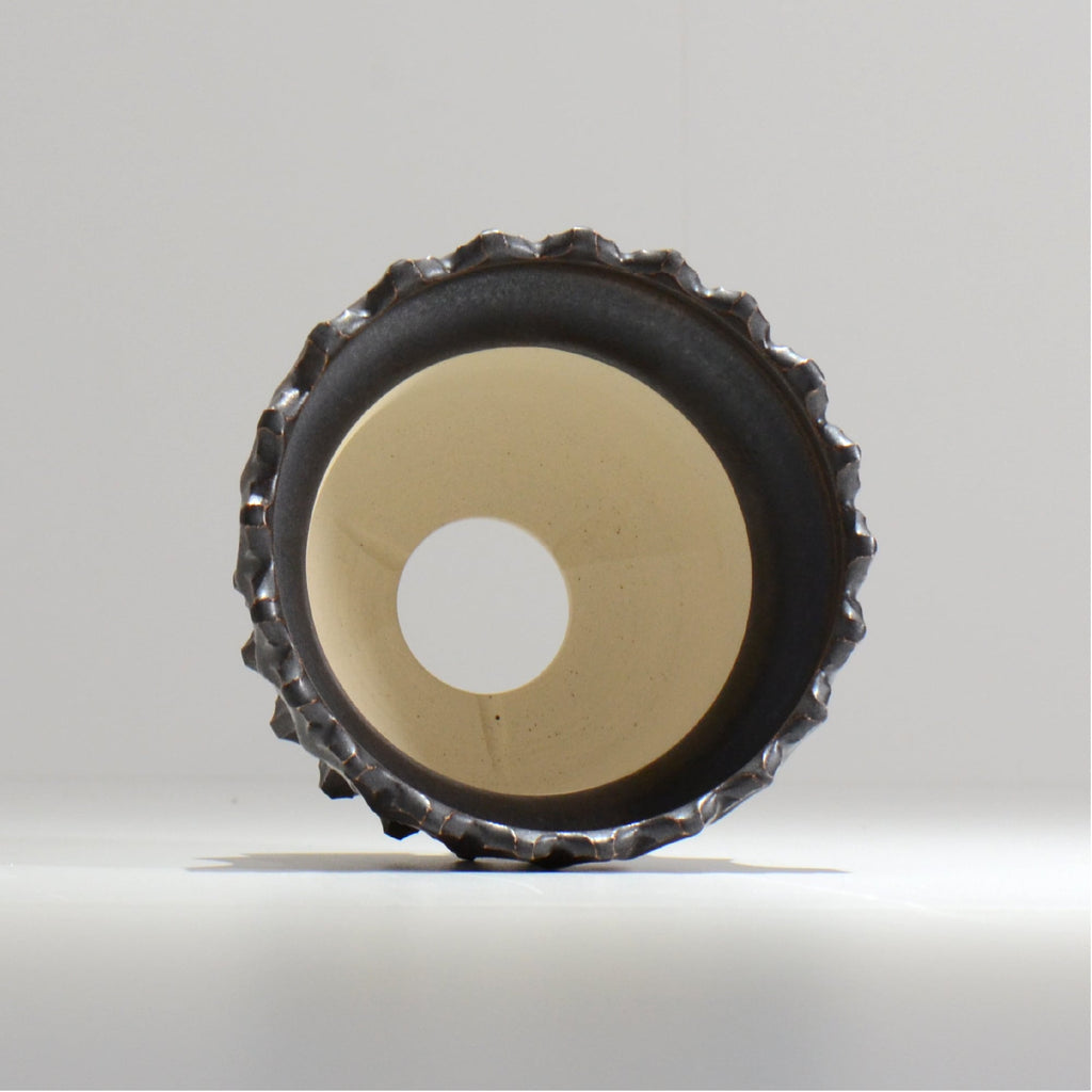 中野 明彦 / KIRIKO‗n03 / 約 φ12.5cm / M / ブラック / 植木鉢