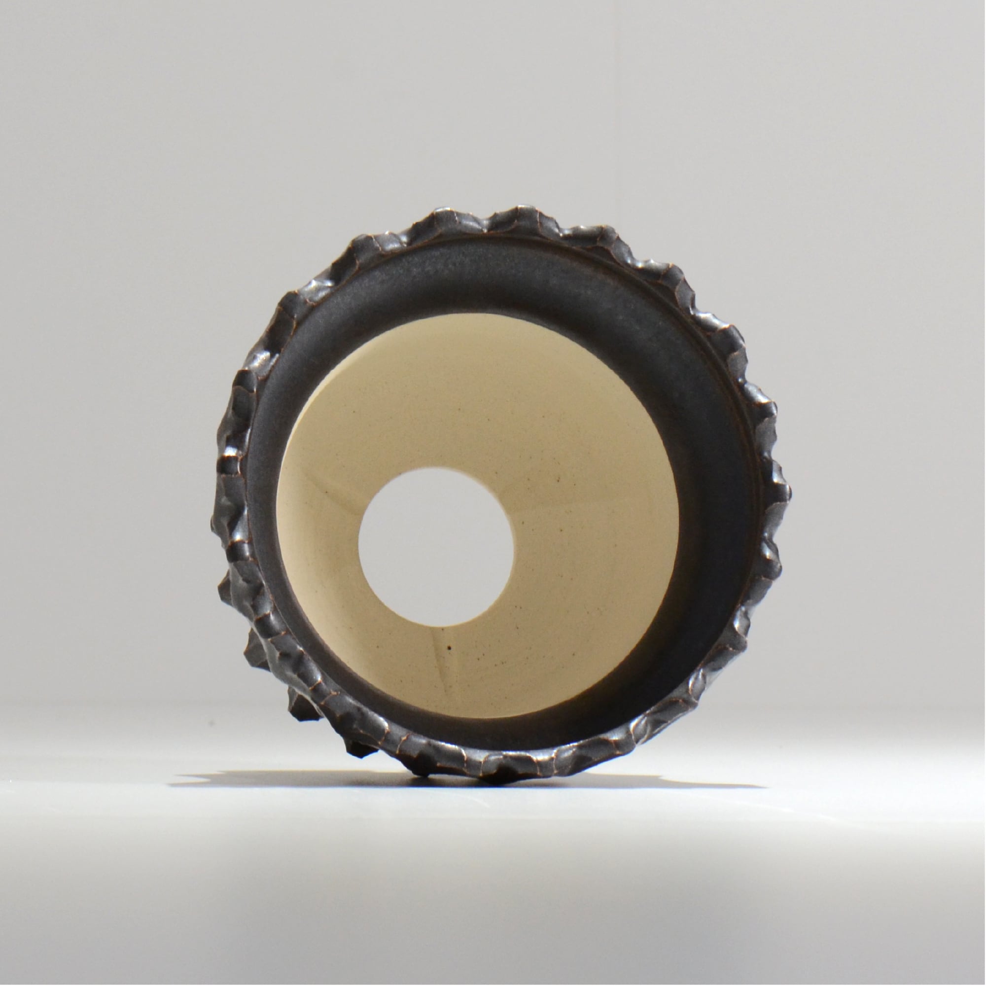 中野 明彦 / KIRIKO‗n03 / 約 φ12.5cm / M / ブラック / 植木鉢