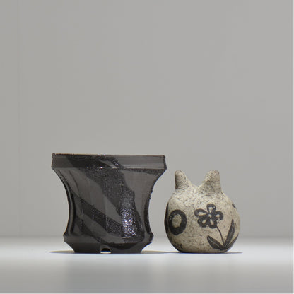 穂髙隆児 /akatuski02_01/ 約φ11.5cm / 植木鉢