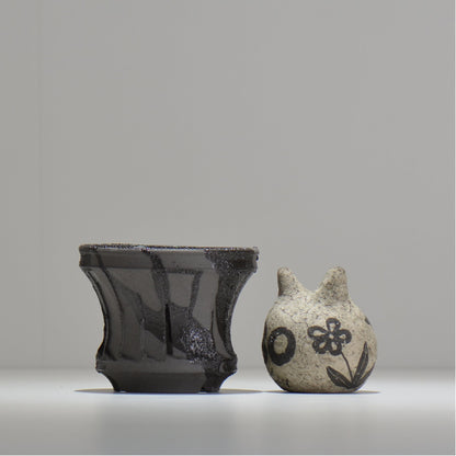 穂髙隆児 /akatuski02_02/ 約φ12cm / 植木鉢