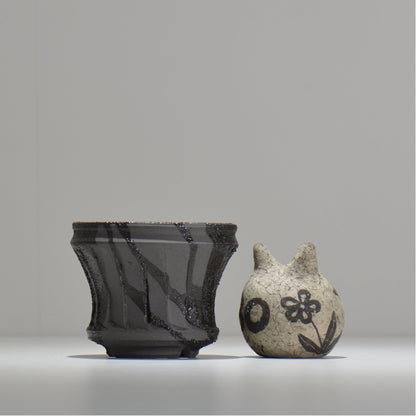 穂髙隆児 /akatuski02_04/ 約φ11.9cm / 植木鉢