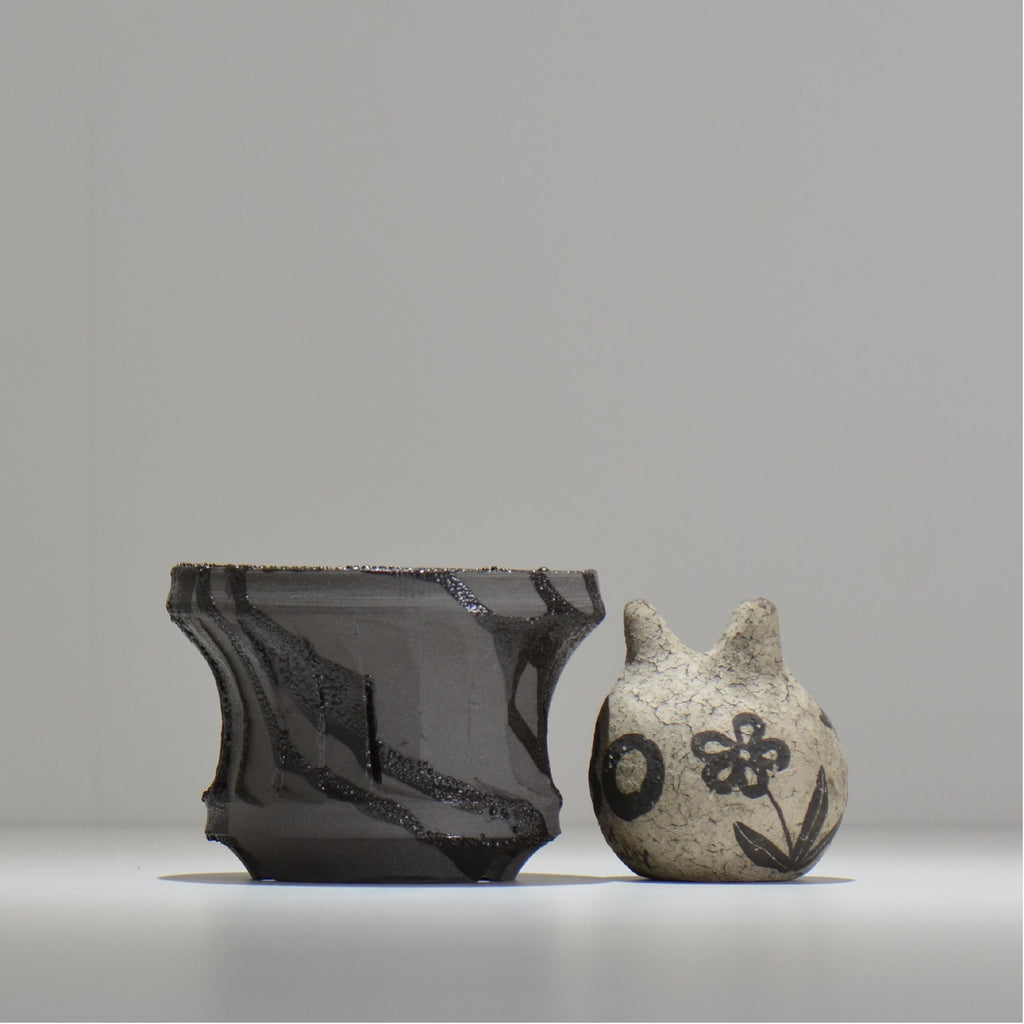 穂髙隆児 /akatuski02_05/ 約φ12.6cm / 植木鉢