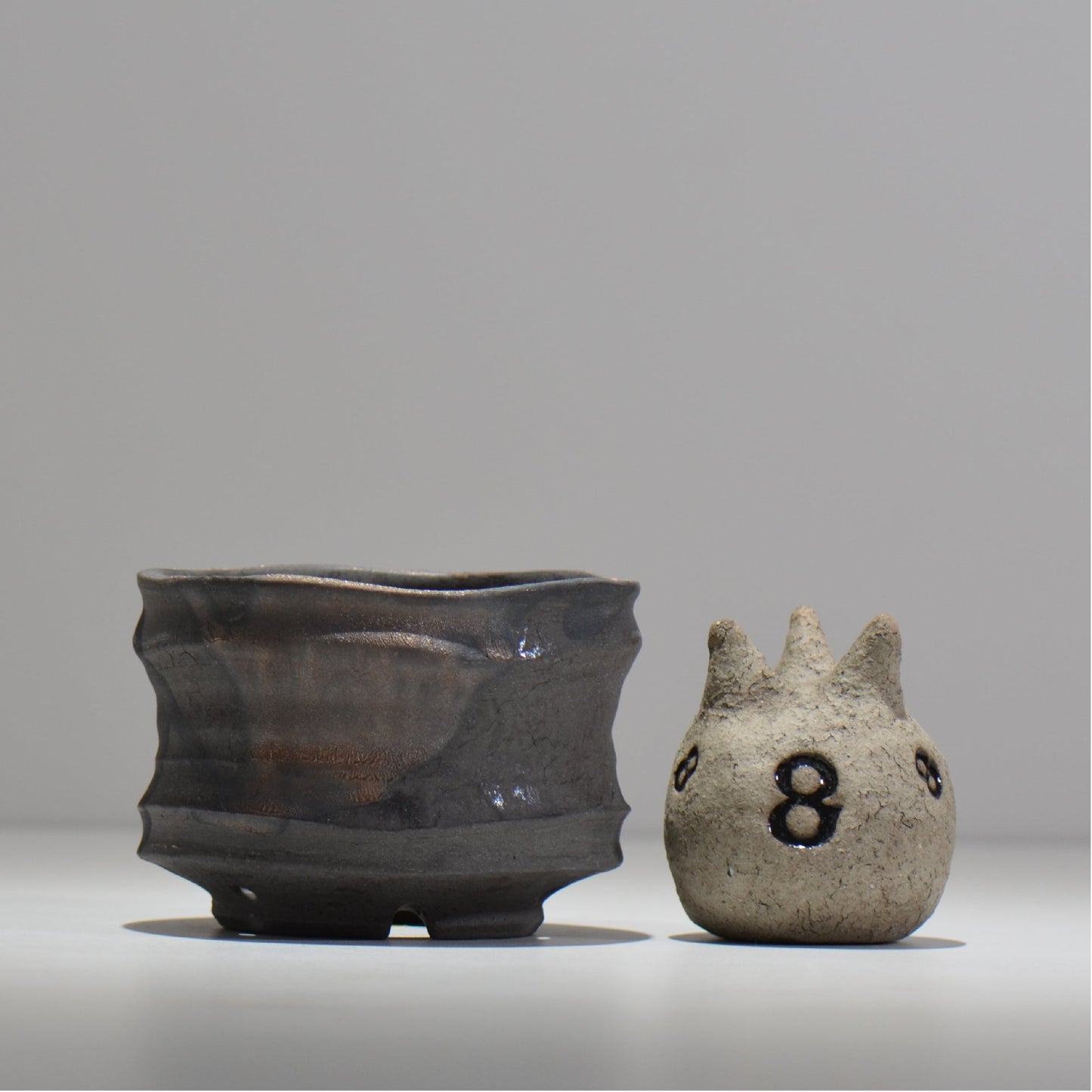 穂髙隆児 / 曙 -あけぼの- /hr_akbn03_m/ 約φ12.8cm / 植木鉢