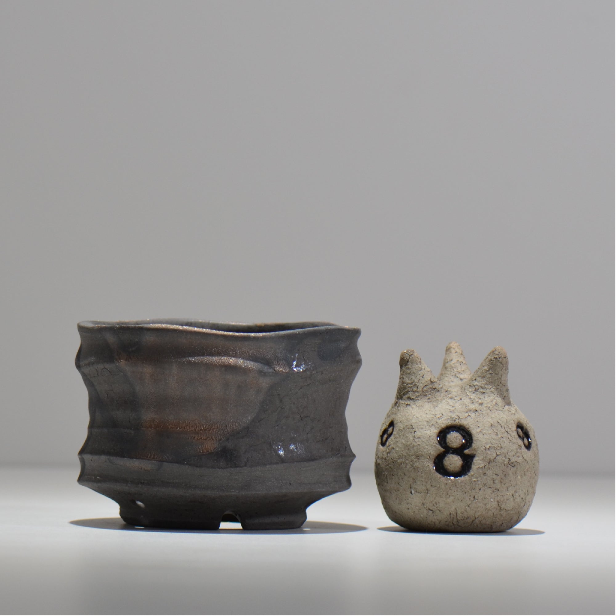 穂髙隆児 / 曙 -あけぼの- /hr_akbn03_m/ 約φ12.8cm / 植木鉢