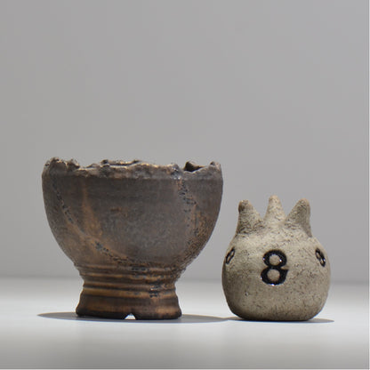 穂髙隆児 / 曙 -あけぼの- /hr_akbn04_s/ 約φ12cm / 植木鉢