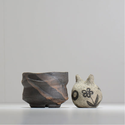 穂髙隆児 /akebono01_01/ 約φ11.4cm / 植木鉢