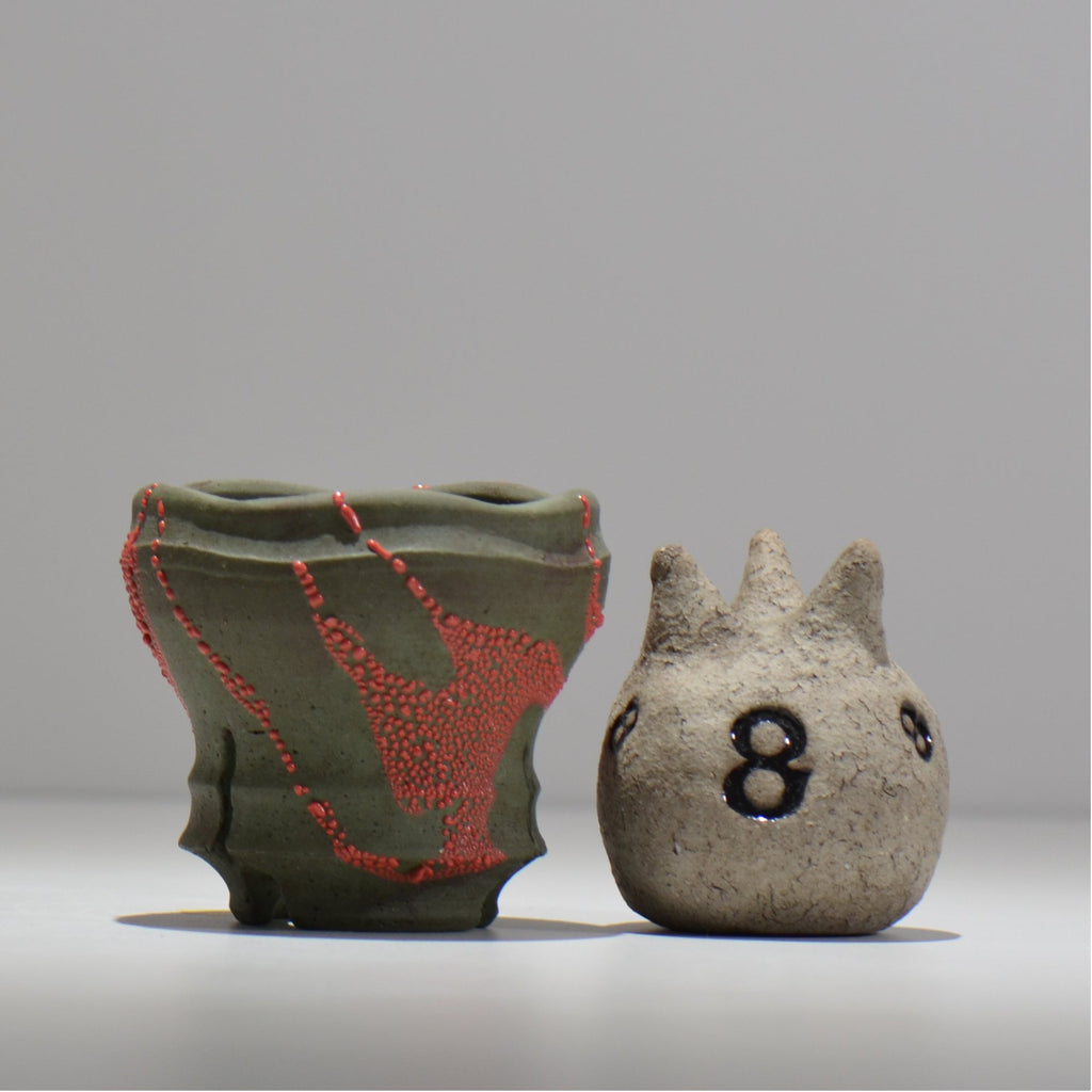 穂髙隆児 / 暁 -あかつき- / hr_aktk03_s / 約 φ9.5cm / 植木鉢