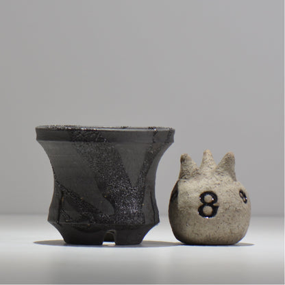 穂髙隆児 / 暁 -あかつき- / hr_aktk06_m / 約 φ12.5cm / 植木鉢