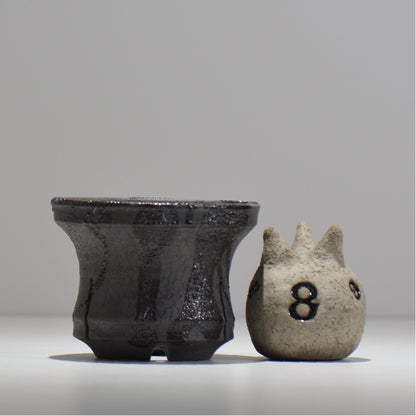 穂髙隆児 / 暁 -あかつき- / hr_aktk07_m / 約 φ12.8cm / 植木鉢