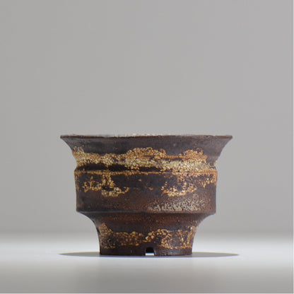 山下太 / ASOBO 罅（ひび）/ 07 / 約 φ12.8cm / 植木鉢