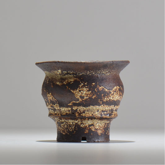 山下太 / ASOBO 罅（ひび）/ 08 / 約 φ11,5cm / 植木鉢