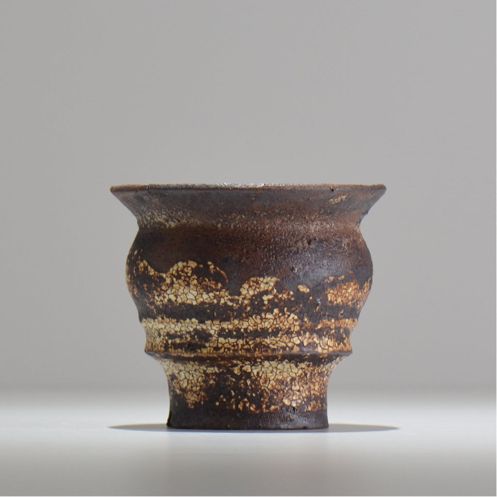 山下太 / ASOBO 罅（ひび）/ 08 / 約 φ11,5cm / 植木鉢