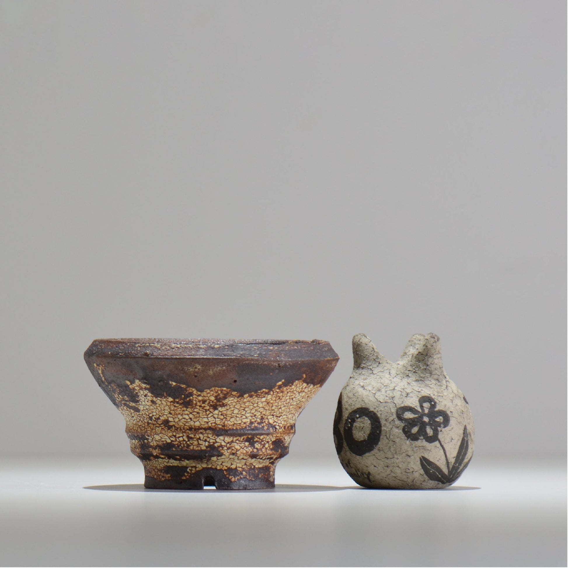 山下太 / ASOBO 罅（ひび）/ 10 / 約 φ12.3cm / 植木鉢
