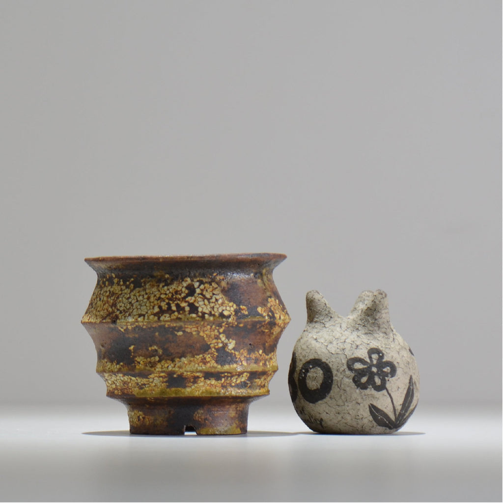 山下太 / ASOBO 罅（ひび）/ 12 / 約 φ11,3cm / 植木鉢