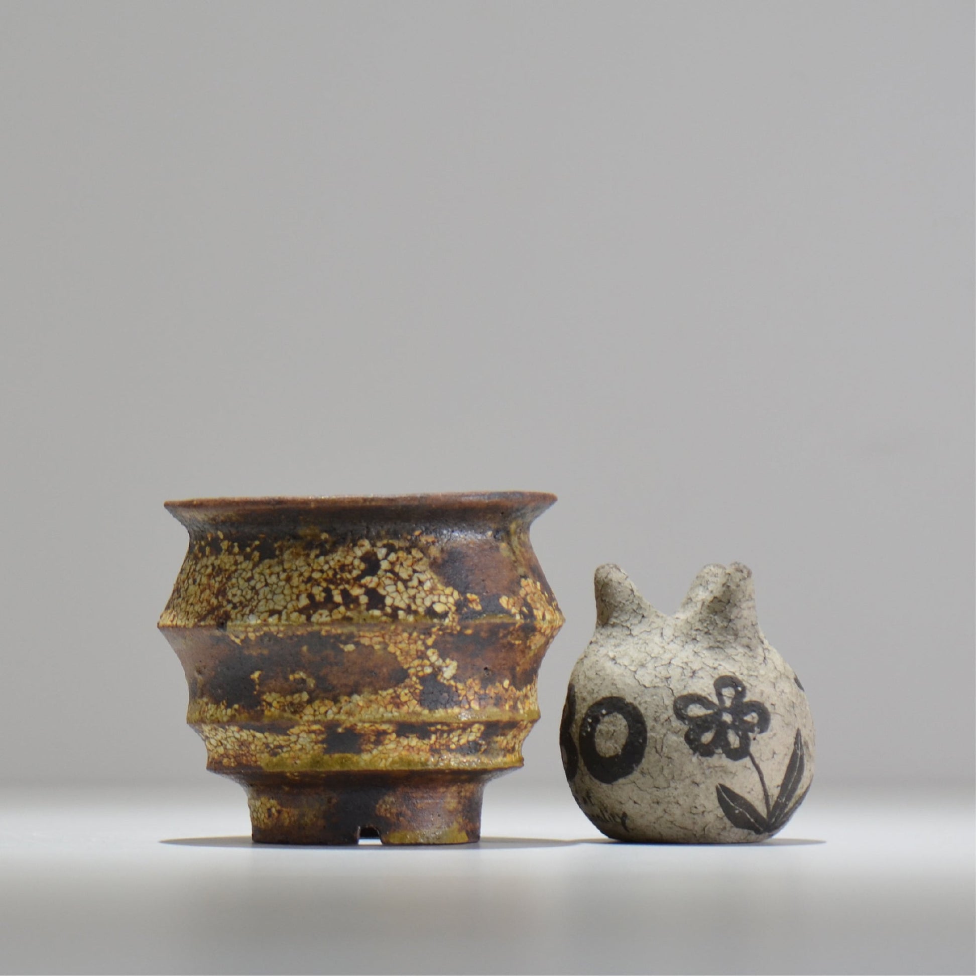 山下太 / ASOBO 罅（ひび）/ 12 / 約 φ11,3cm / 植木鉢