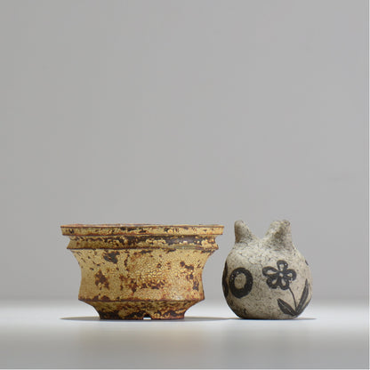 山下太 / ASOBO 罅（ひび）/ 17 / 約 φ13cm / 植木鉢