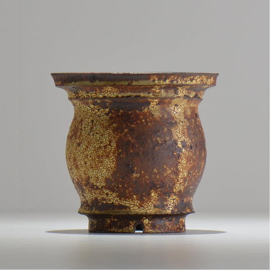 山下太 / ASOBO 罅（ひび）/ 19 / 約 φ14.2cm / 植木鉢
