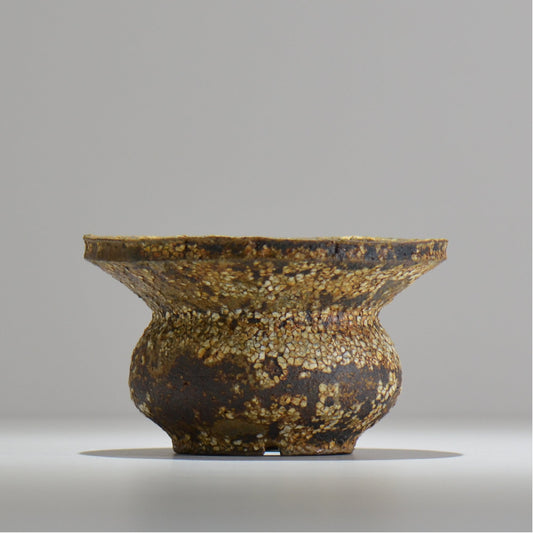 山下太 / ASOBO  罅（ひび）/ 20 / 約 φ16.5cm / 植木鉢