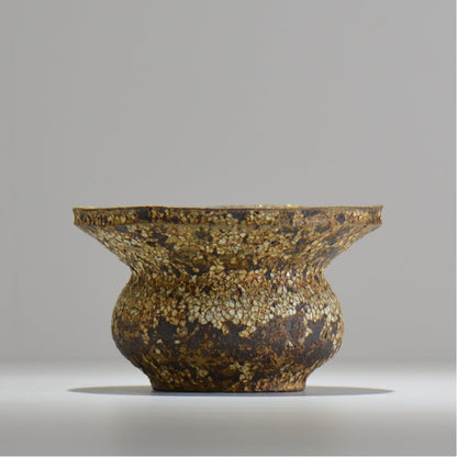 山下太 / ASOBO  罅（ひび）/ 20 / 約 φ16.5cm / 植木鉢