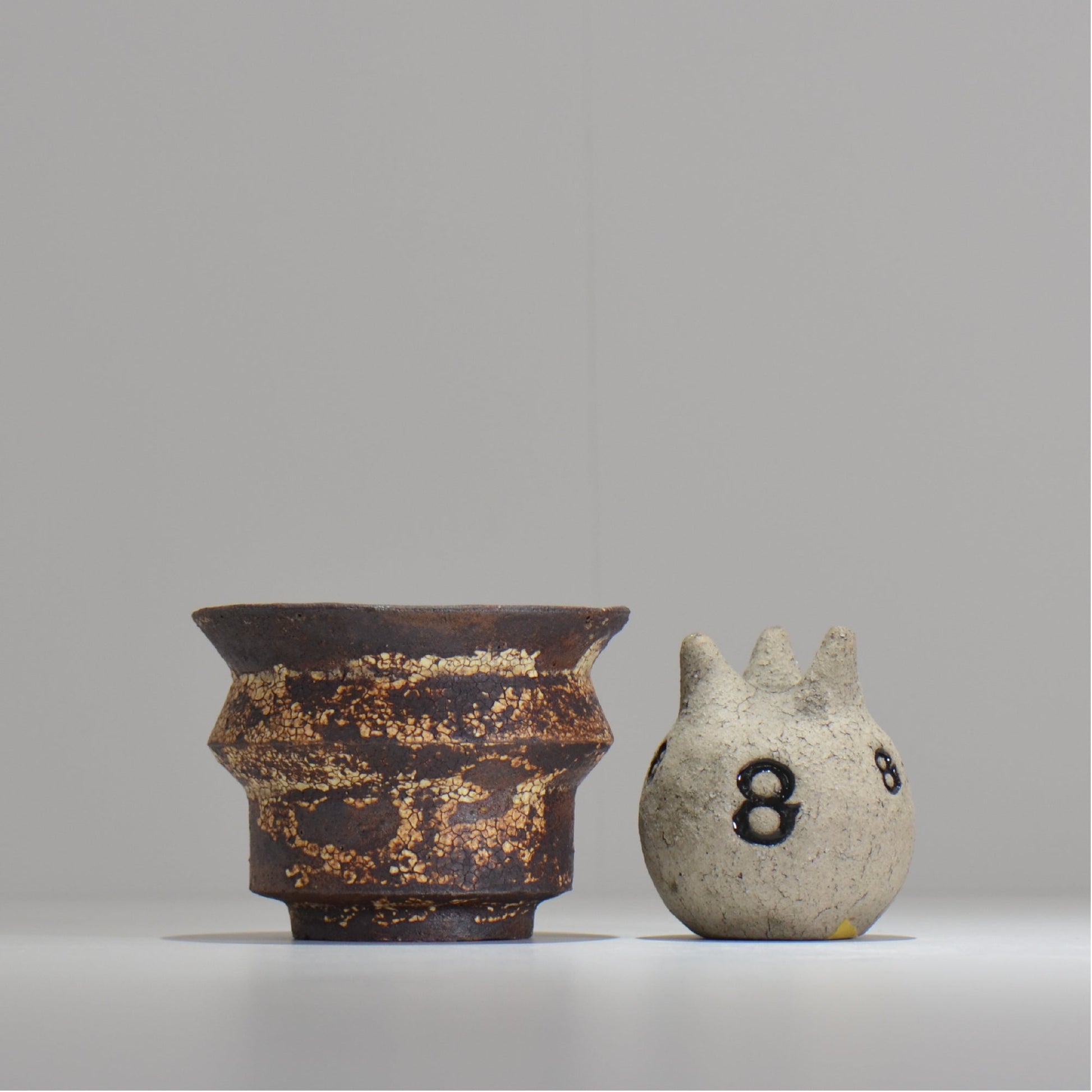 山下太 / ASOBO 罅（ひび）/ 22 / 約 φ11.7cm / 植木鉢