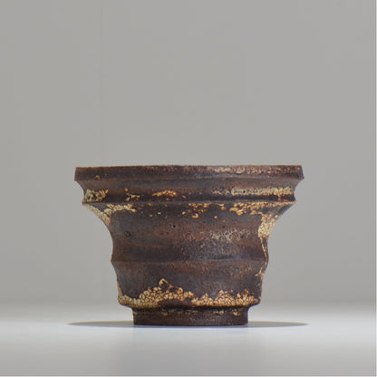 山下太 / ASOBO 罅（ひび）/ 25 / 約 φ12.7cm / 植木鉢