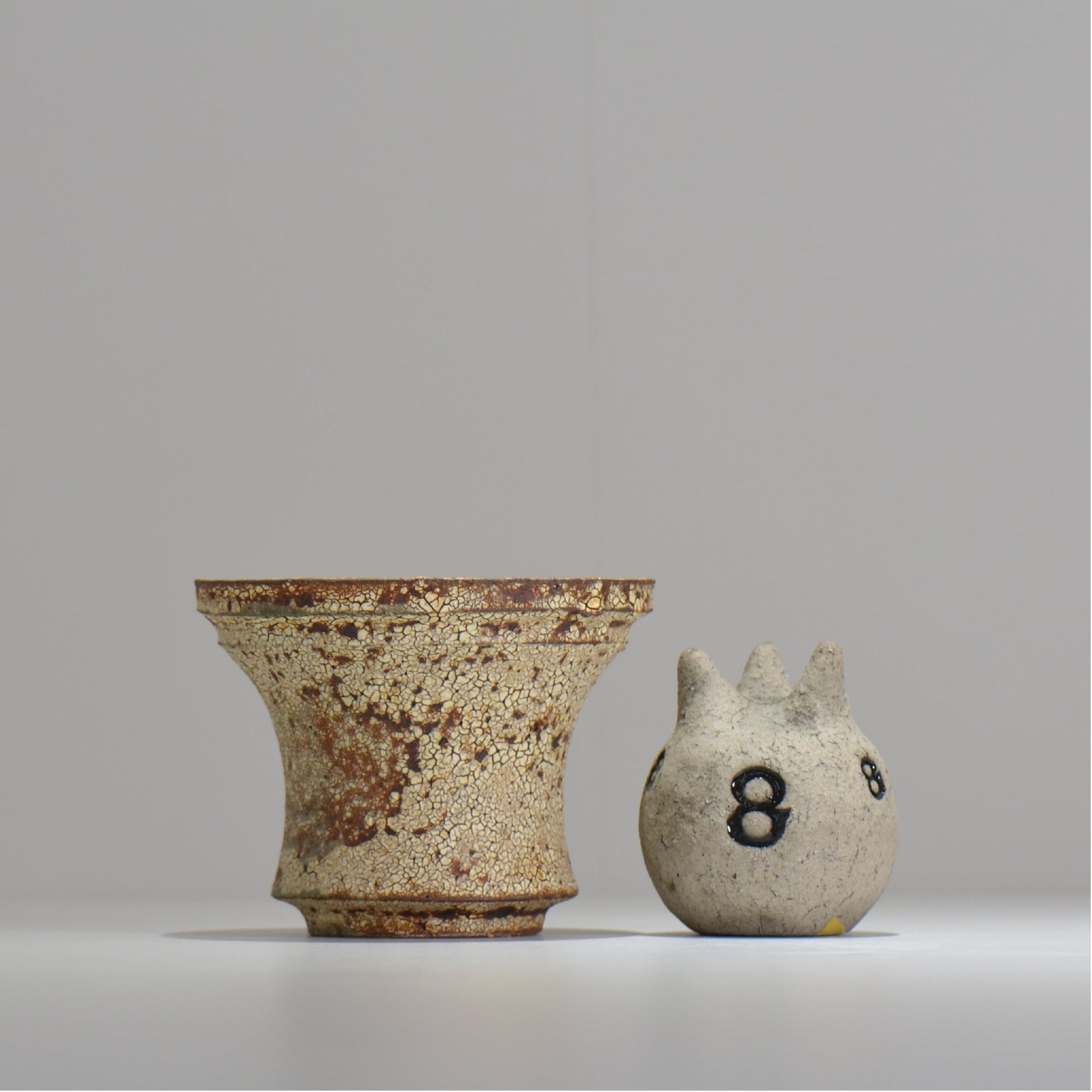 山下太 / ASOBO 罅（ひび）/ 29 / 約 φ13.3cm / 植木鉢