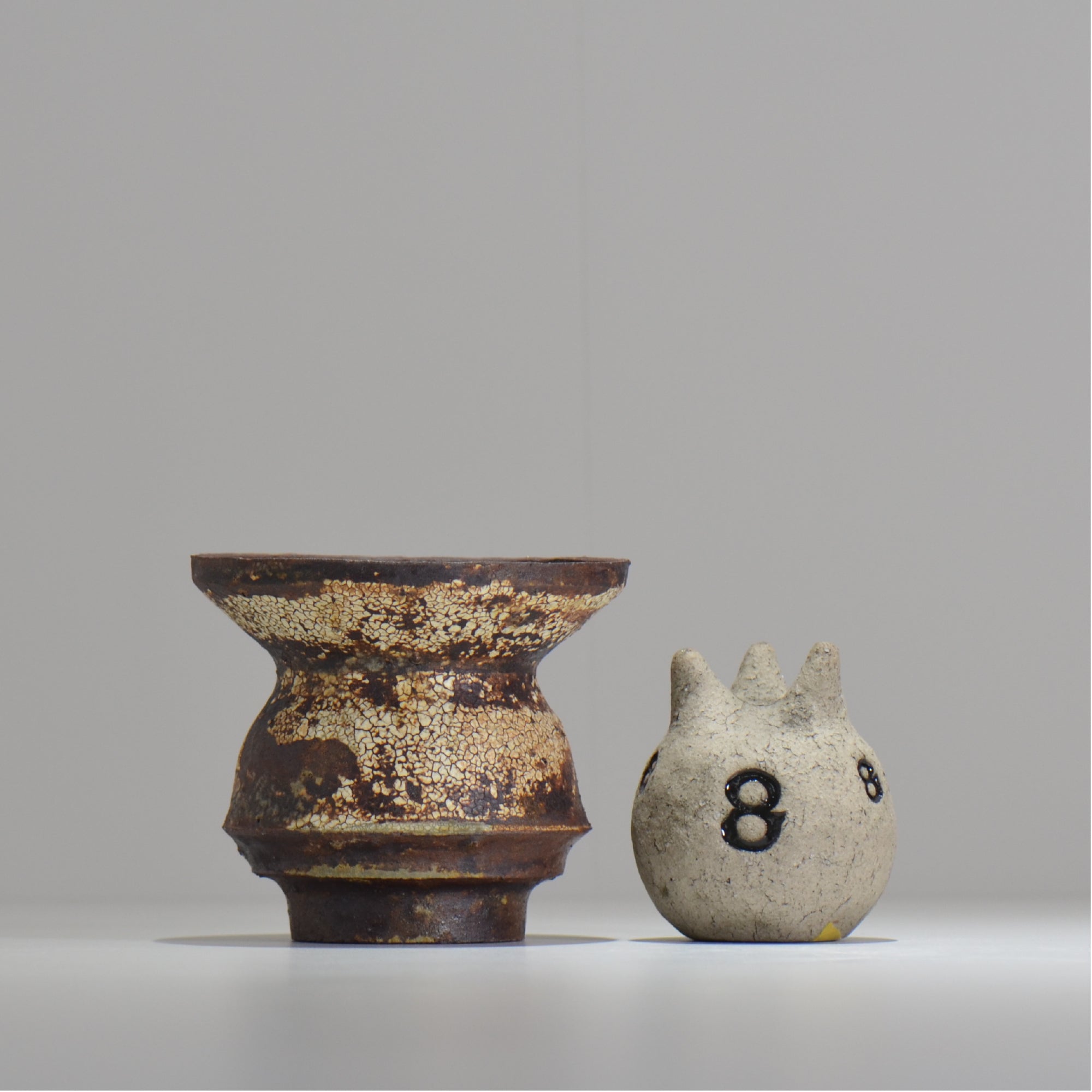山下太 / ASOBO 罅（ひび）/ 30 / 約 φ12.5cm / 植木鉢